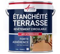 Peinture, résine étanchéité Terrasse et Balcon : ARCATERRASSE - 2.5 L Gris
