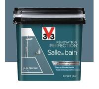 Peinture Salle de Bain V33 Rénovation Perfection Bleu profond 0,75 L
