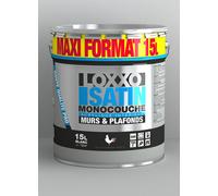 Peinture Satin Blanc Loxxo 15l Peinture Satinée Blanche Grand Format - Innova