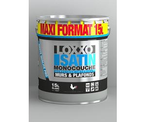 Peinture Satin Blanc Loxxo 15l Peinture Satinée Blanche Grand Format - Innova