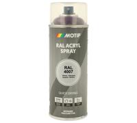 PEINTURE SECHAGE RAPIDE RAL ACRYL RAL4007 BRILLANT AEROSOL 400ML MOTIP