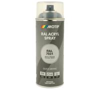 PEINTURE SECHAGE RAPIDE RAL ACRYL RAL7031 BRILLANT AEROSOL 400ML MOTIP
