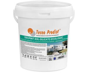 Peinture silicatée, 7,5 litres, blanc mat, pour intérieur et extérieur, respirante