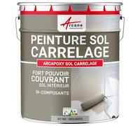 Peinture Sol Carrelage - Résine Carrelage - ARCAPOXY SOL CARRELAGE - 1 kg (jusqu'à 5 m² en 2 couches) Gris Agate - RAL 7038