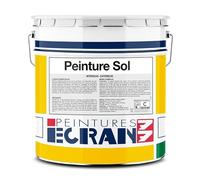 Peinture sol professionnelle, satin, peinture opacifiante, sans odeur, protège, décore, intérieur, extérieur, HydroSol ECRAN 77 15 litres Blanc