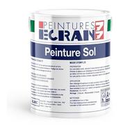 Peinture sol professionnelle, satin, peinture opacifiante, sans odeur, protège, décore, intérieur, extérieur, HydroSol ECRAN 77 5 litres Blanc