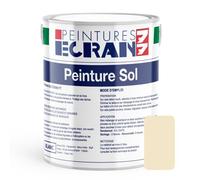 Peinture sol professionnelle, satin, peinture opacifiante, sans odeur, protège, décore, intérieur, extérieur, HydroSol ECRAN 77 5 litres Pierre (RAL 1015)