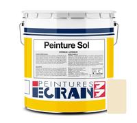 Peinture sol professionnelle, satin, peinture opacifiante, sans odeur, protège, décore, intérieur, extérieur, HydroSol ECRAN 77 15 litres Pierre (RAL 1015)