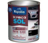 Peinture sol - RIPOLIN - Noir - Mat - 2,5L