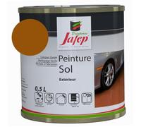 Peinture sol rouge rouille Jafep 0,5 L