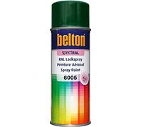 Peinture SpectRAL Belton - Bombe Aérosol Spray de Peinture Toutes Surfaces - RAL 6005 Vert Mousse Brillant - 400 ml - Ref. 324100