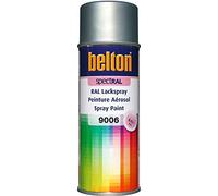 Peinture SpectRAL Belton - Bombe Aérosol Spray de Peinture Toutes Surfaces - RAL 9006 Aluminium Blanc - Brillant - 400 ml - Ref. 324188