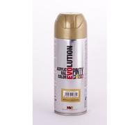 Peinture spray acrylic métallisé 400ml or - pinty plus Doré G