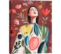Peinture sur toile, jeune fille moderne – Hernan Navarro – Spiritual Nature I – 80 x 60 cm