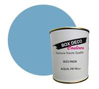 PEINTURE Teinte Bleu Paon meuble bois intérieur à base d’acrylique aspect mat Aqua Bois - 750 ml - 9 m²