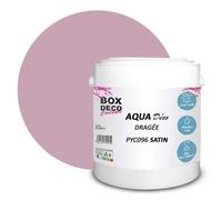 PEINTURE Teinte Rose Dragée murale acrylique aspect satin Aqua Déco - 2,5 L - 25m