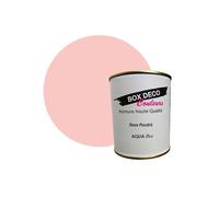 PEINTURE Teinte Rose Poudré meuble bois intérieur à base d’acrylique aspect mat Aqua Bois - 750 ml - 9 m²
