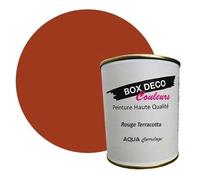 PEINTURE Teinte Rouge Terracotta carrelage et faïence murale aspect velours-satin Aqua carrelage - 750 ml - 7.5m