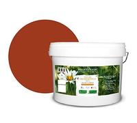 PEINTURE Teinte Rouge Terracotta naturelle écologique intérieur extérieur aspect velours Natura - 10L - 130m