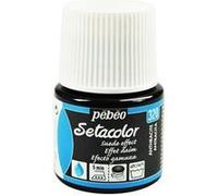 Peinture textile Setacolor opaque effet daim - Anthracite - 45 ml Noir G
