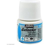 Peinture tissu Setacolor Pébéo - Effet Daim Opaque - 45 ml Blanc G