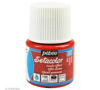Peinture Tissu Setacolor Pébéo - Effet Daim Opaque - 45 Ml Setacolor Daim Rouge, Pour Peindre Vos Tissus : - Quantité : 45 Ml -