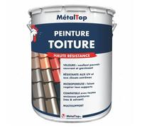 Peinture Toiture - Pot 15 L - Metaltop - 7022 - Gris terre dombre