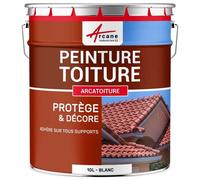 Peinture Toiture pour tuiles ou toiture en matériau poreux : ARCATOITURE - 10 L Blanc