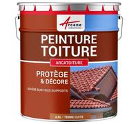 Peinture toiture tuile ciment terre cuite Terre cuite - RAL 8023 2.5 L