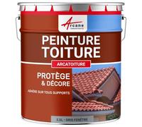 Peinture toiture tuile ciment terre cuite Gris - RAL 7040 2.5 L