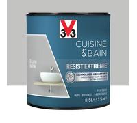 Peinture V33 Cuisine & Bain Resist'Extreme Satin Brume 0,5 L