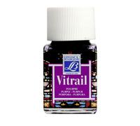 Peinture verre - LEFRANC & BOURGEOIS - Vitrail - Pourpre N°350 - Résistance à la lumière - Pour adultes