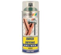 Peinture vert brillant MOTIP RAL6005 400ml -aerosol-