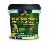 BRICOSALVAJE Peinture verte pour haies et clôtures | Revitalisant écologique à l'eau sans solvant | Couvre les zones sèches instantanément | Résistant au soleil et à la pluie | Application au