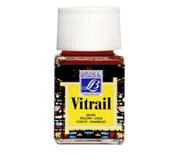 Peinture vitrail - Lefranc Bourgeois - Jaune - Flacon de 50ml