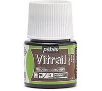 Peinture Vitrail - Pebeo - Brun - 45ml - Finition Brillante - Utilisation Intérieure