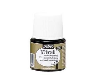 Peinture Vitrail - Pebeo - Or - 45ml - Transparent - Brillant