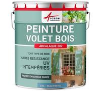 Peinture volet bois extérieur couleur Bleu Pastel - RAL 5024 0.5 L