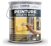 Peinture Volets Bois - 5 L - Codeve Bois - RAL 7016 - Gris anthracite