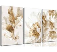 Peintures Murales Art Mural Abstrait Simple Feuille D'Or Toile Peinture à L'Huile Chambre Salon Décoration 30x40cm cadres intérieurs
