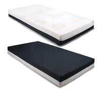 PEKITAS Matelas Lit Bébé Double Face 60x120 cm Épaisseur 10 cm Hybrid | Déhoussable,housse lavable,mousse de dureté 20,soutien ferme,respirant,anti-étouffement,hypoallergénique,fabriqué en Espagne