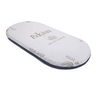 PEKITAS Matelas Ovale Universel Double-Face Respirant et Lavable pour Berceau et Poussette Hauteur 5 cm 72 x 33 cm