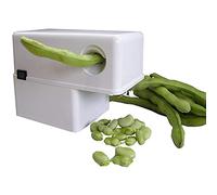 Pelamatic - Éplucheur Électrique Robito Gaine | Dégreneur Rapide de Légumes | Facilité d'Utilisation et Nettoyage | Idéal pour Pois & Légumineuses | 18,4 W, Blanc, Plastique