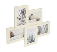 Pêle-Mêle 5 Photos Effet Travertin Anaya 48cm Beige
