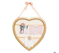Pêle-mêle enfant ""Coeur"" - doré - bois H38 cm - Doré - Atmosphera createur d'interieur