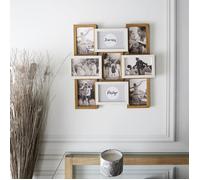 Pêle-mêle - Home Deco Factory - 9 Vues - Bois - Blanc