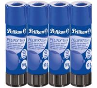 Pelifix,Colle Bâton 10g,Colle Transparente,Sans Solvant,Lavable,Sans Danger Pour Les Enfants,Pour L'école,Les Travaux Manuels,Le Papier Carton Et Les Photographies,Lot De 4 Pièces