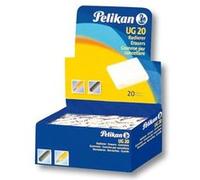 Pelikan 0ARM20 gomme à effacer Caoutchouc Blanc 20 pièce(s) Blanc G