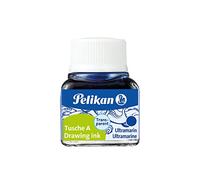 Pelikan 201582 Encre de chine A flacon 10 ml Bleu outremer