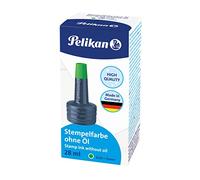 Pelikan Encre à tampon encreur 351239 sans huile 28 ml Vert